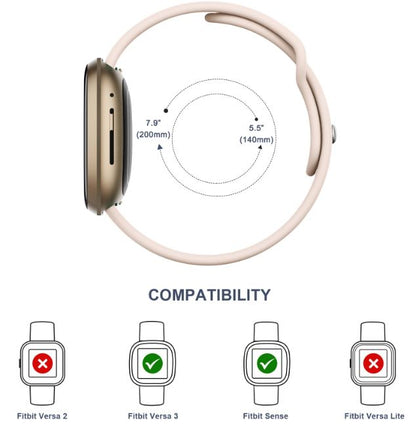 fitbit versa 4 bands size guide