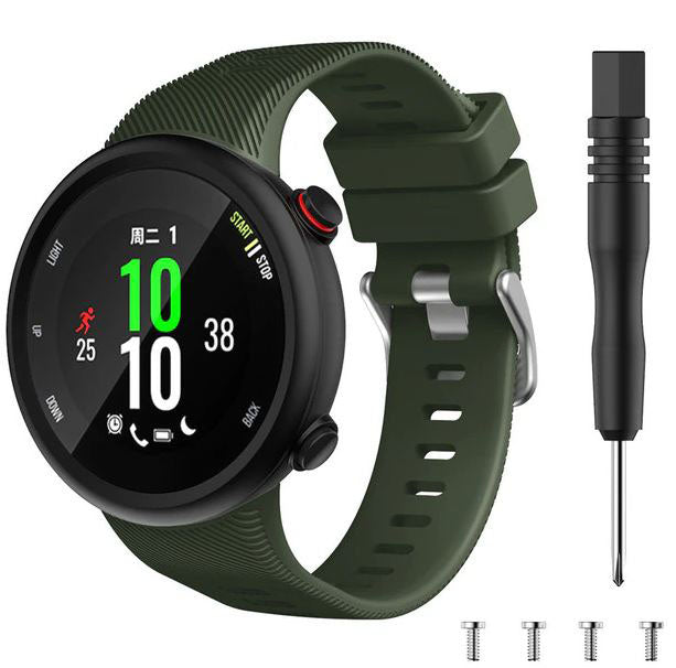 Bracelet For Garmin Swim 2 Plain in army green