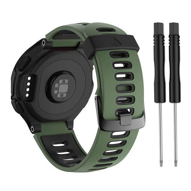 Watchband For Garmin Forerunner 620 22mm in army green black