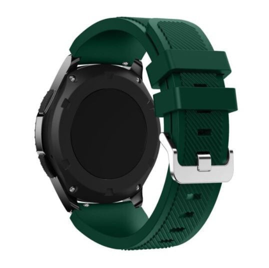 Textured Coros Apex 46mm Band in Silicone in army green