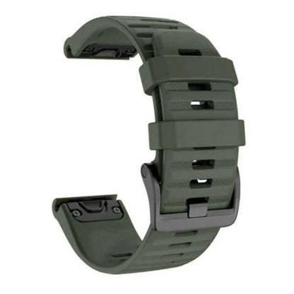 Strap For Garmin Fenix 6S Plain in army green