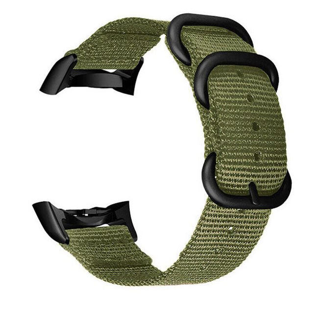 Strap For Samsung Gear Fit 2 Plain in army green