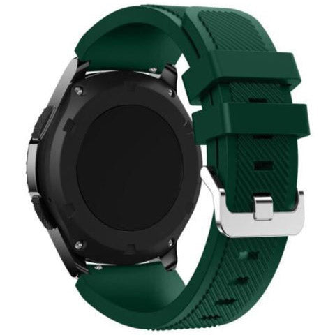Textured Polar Grit X Watchband in Silicone in army green