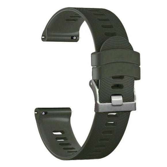 Plain Garmin Venu 2 Plus Band in Silicone in army green