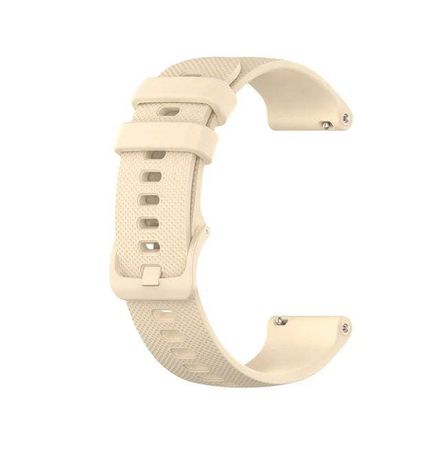 Textured Garmin Vivomove 3S Band in Silicone in beige