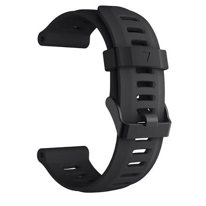 Band For Garmin Fenix 3 Sapphire Plain in black