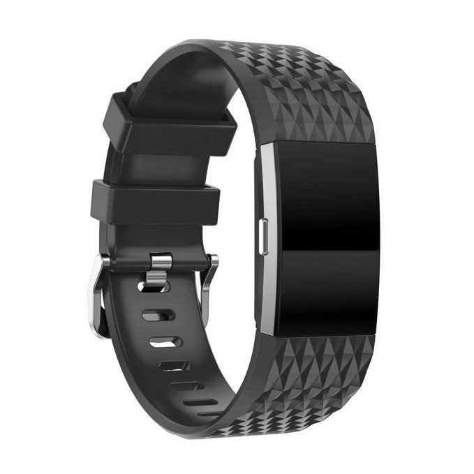 Band For Fitbit Charge 2 Textured in black
