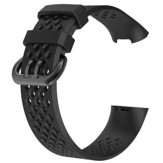 Strap For Fitbit Charge 4 Breathable in black