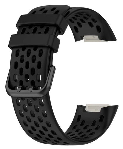 Band For Fitbit Charge 6 Breathable in black