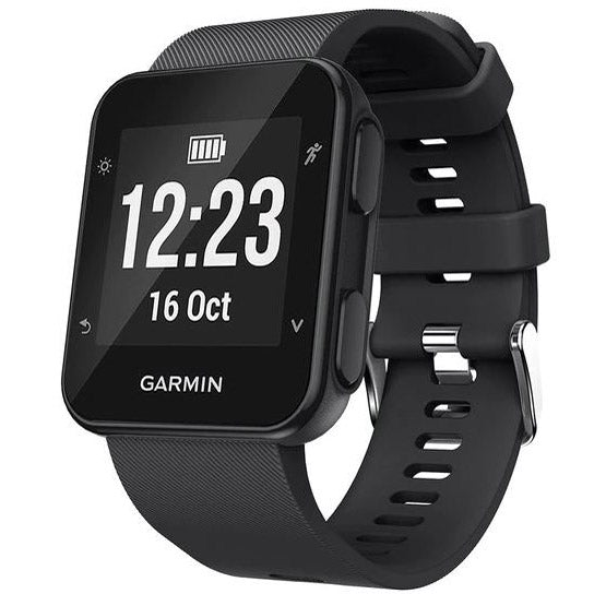 Strap For Garmin Forerunner 30 Plain in black