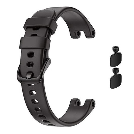 Plain Garmin Lily Watchband in Silicone in black