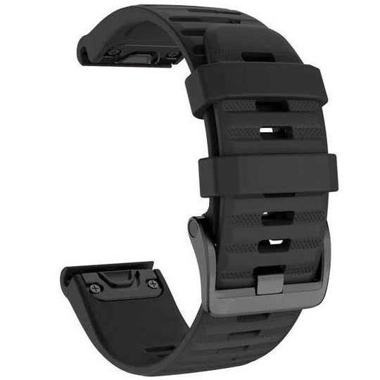 Strap For Garmin Tactix Charlie Plain in black