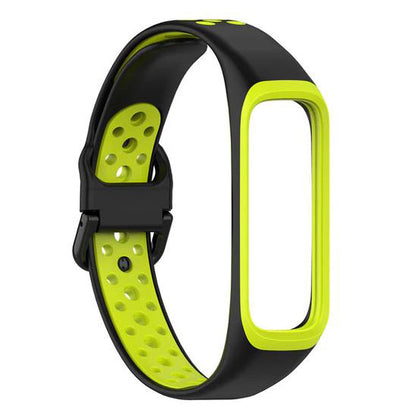 Wristband For Samsung Galaxy Fit 2 (SM-R220) 20mm in black green