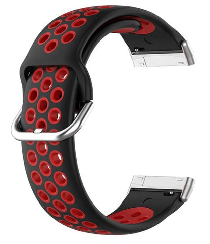 versa 3 band in black red