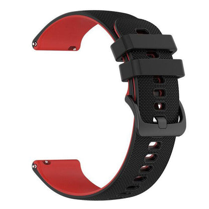 Band For Garmin Approach S12 Textured in black red