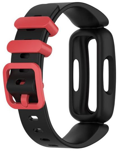 fitbit inspire 2 wristband in black red