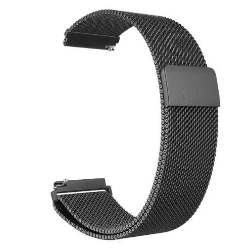 Plain Samsung Galaxy Watch 6 Band in Stainless Steel in black