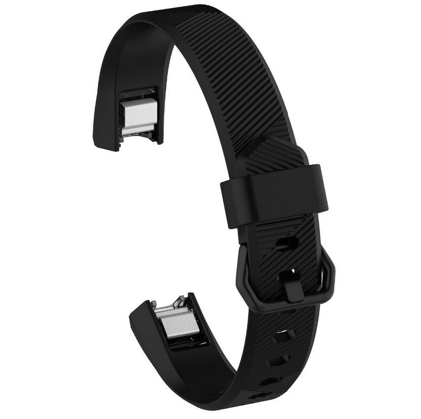 Plain Fitbit Alta Watchband in Silicone in black