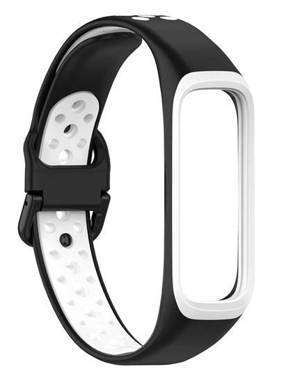 samsung galaxy fit 2 watch band in black white