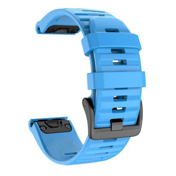 Plain Garmin Fenix 5S Wristband in Silicone in blue