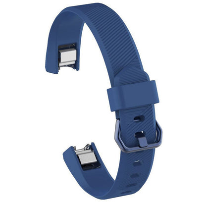 Plain Fitbit Alta Wristband in Silicone in blue