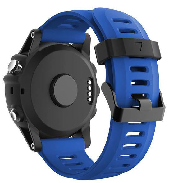 Plain Garmin Foretrex 601 Band in Silicone in blue