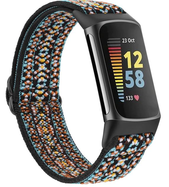fitbit charge 5 strap bohemian blue