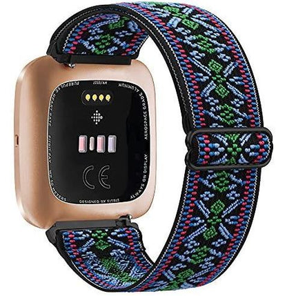 fitbit sense straps in bohemian green