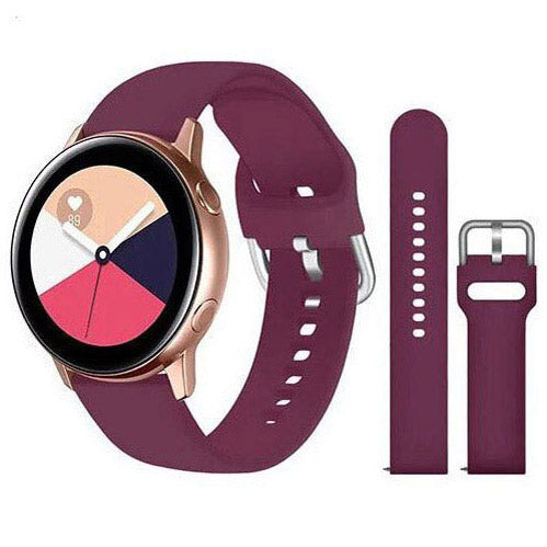 Strap For Coros Apex 42mm Plain in burgundy