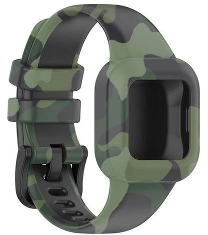 Bohemian Garmin Vivofit Jr 2 Wristband in Silicone in camo green