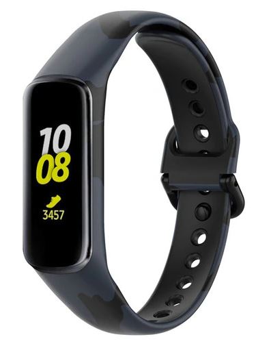 galaxy fit 2 watch bands camo gray