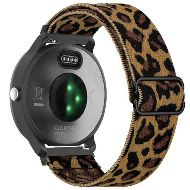 Strap For Garmin Forerunner 645 Plain in cheetah'