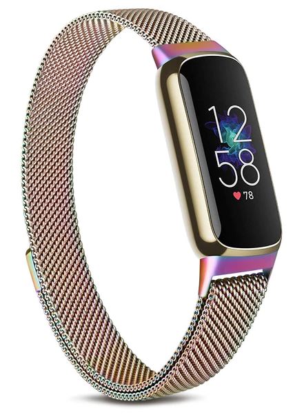 fitbit luxe watchband in colorful
