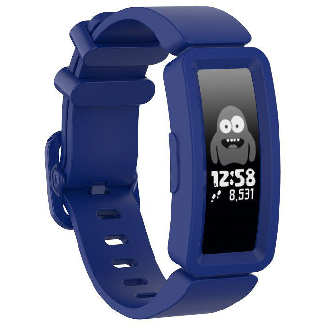 Strap For Fitbit Ace 2 Plain in dark blue