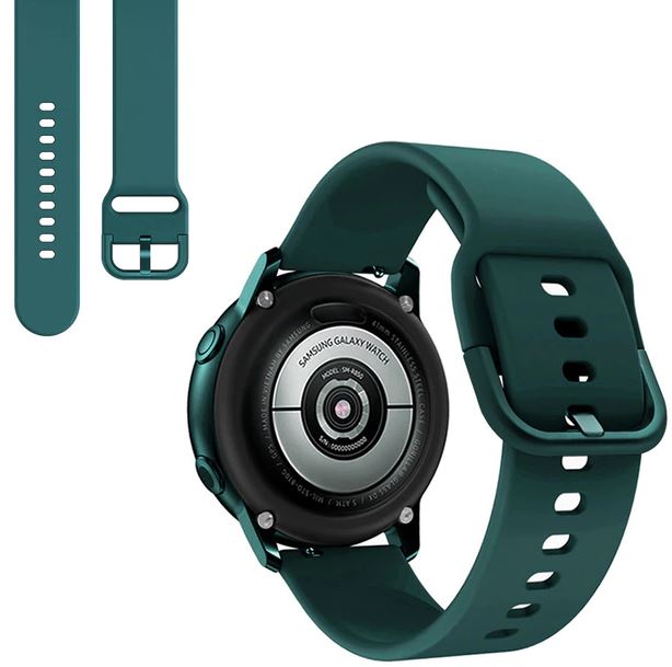 galaxy watch 3 band replacement in dark green