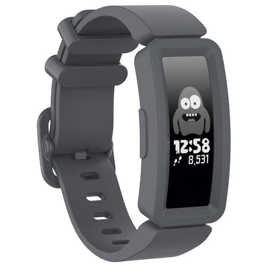 Strap For Fitbit Ace 2 Plain in dark grey
