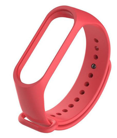 Plain Xiaomi Mi Band 5 Band in Silicone in dark pink