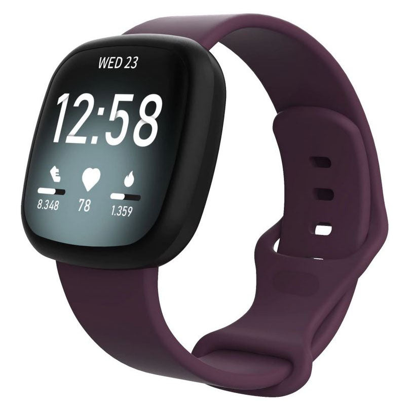 Watchband For Fitbit Versa 3 22mm in deep pirple