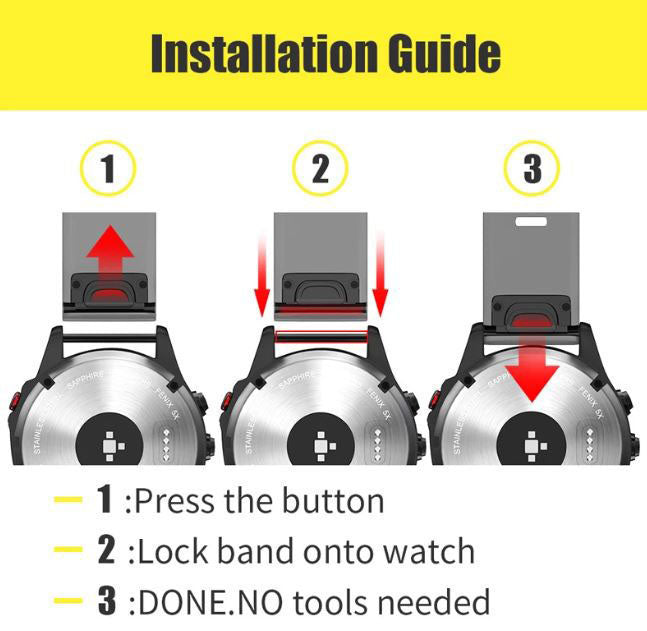 Band For Garmin Fenix 7 Plain