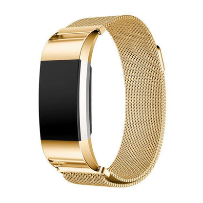 Band For Fitbit Charge 2 Milanese in gold