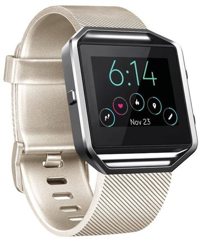 fitbit blaze watchband in gold