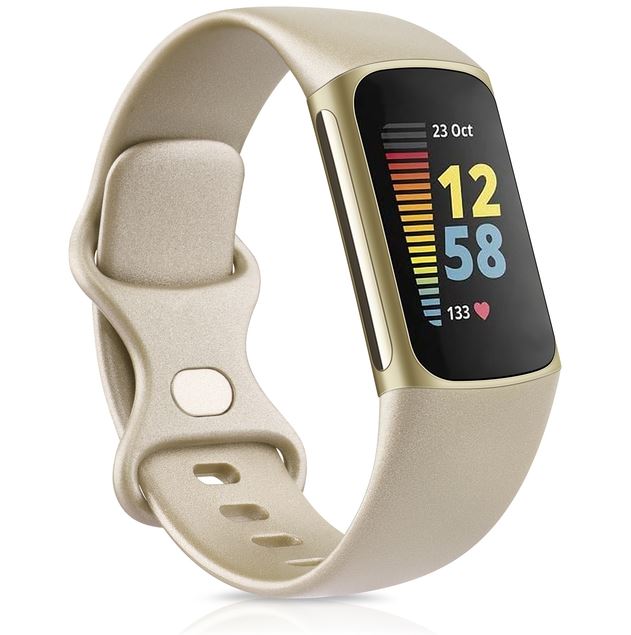 fitbit charge 5 straps gold