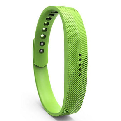 Textured Fitbit Flex Wristband in Silicone in grass green