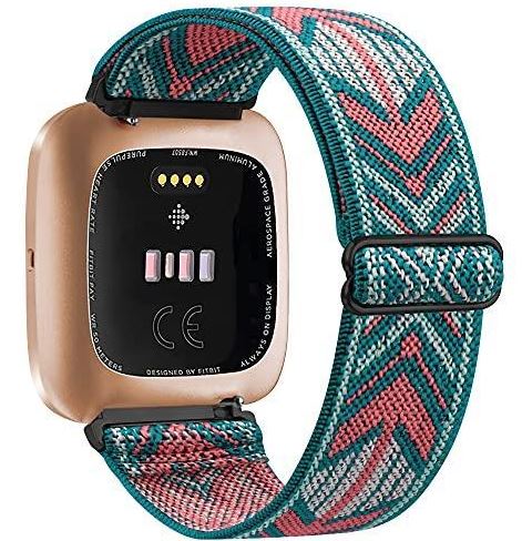 fitbit sense band replacement in green arrow