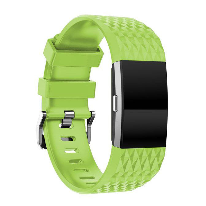 Bracelet For Fitbit Charge 2 Textured in green