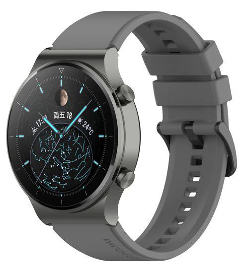 Plain Amazfit Stratos 2 Band in Silicone in grey