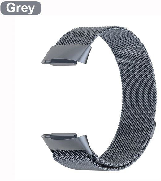 Band For Fitbit Charge 6 Milanese in grey