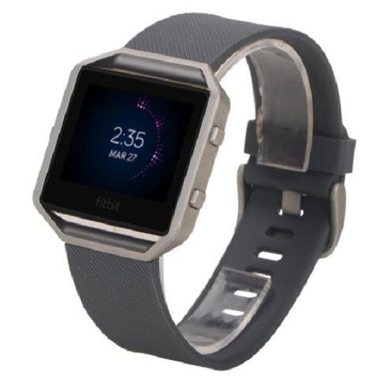 Plain Fitbit Blaze Band in Silicone in grey