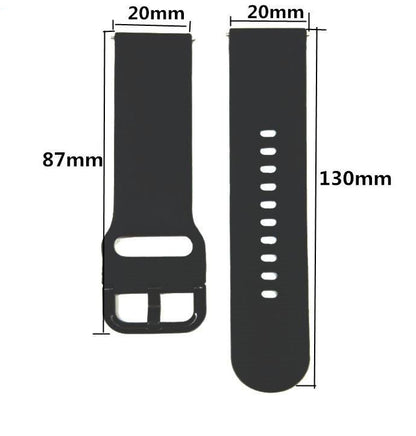 Plain Polar Pacer Band in Silicone