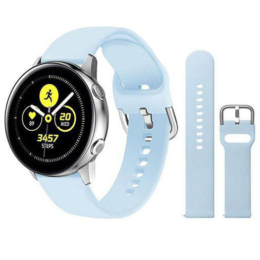 Plain Amazfit GTR (42mm) Watchband in Silicone in light blue